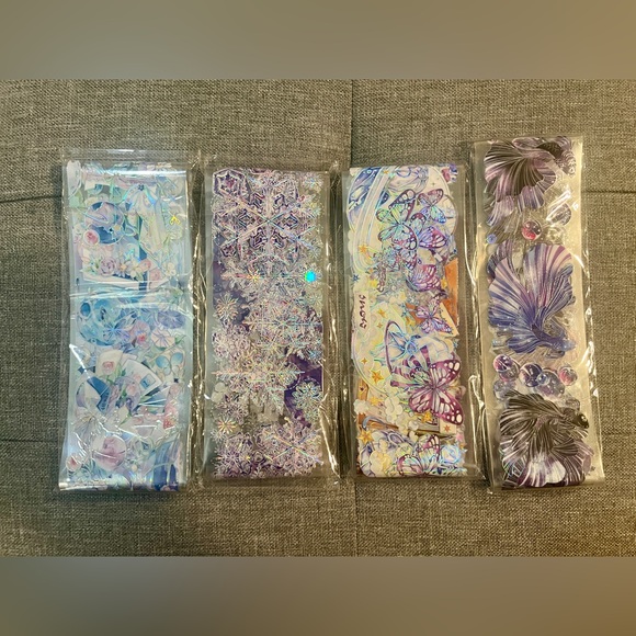 Waterproof PET Tape cute, lovely,Flower, journal sticker, Notebook, hand account - Picture 3 of 10